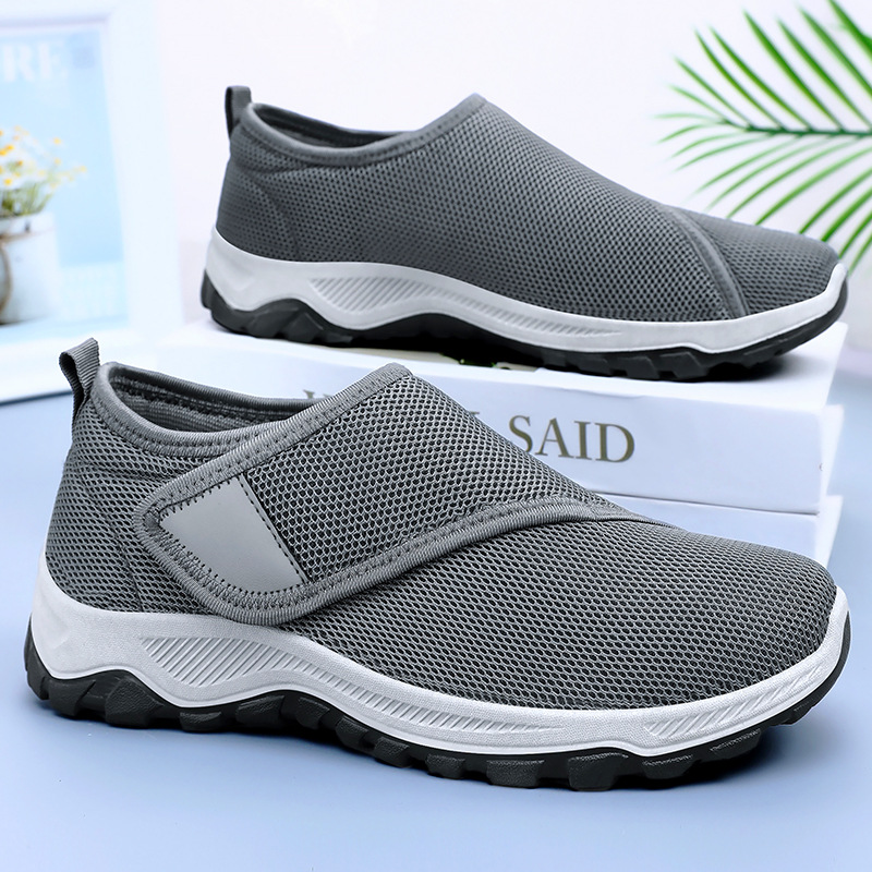Men'S Shoes With Velcro - 2026 New Summer Men's Mesh Shoes
