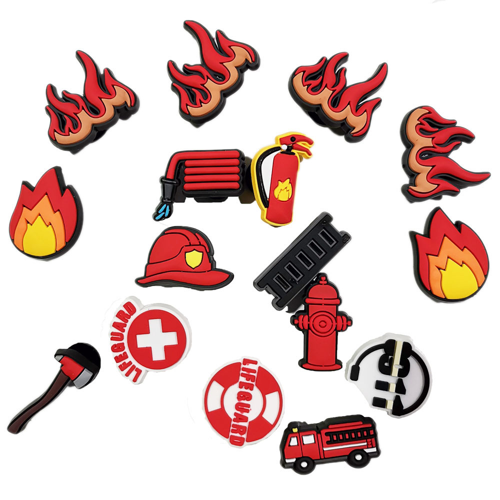 Men'S Shoes With Velcro - Fireman Shoe Charms for Crocs Accessories