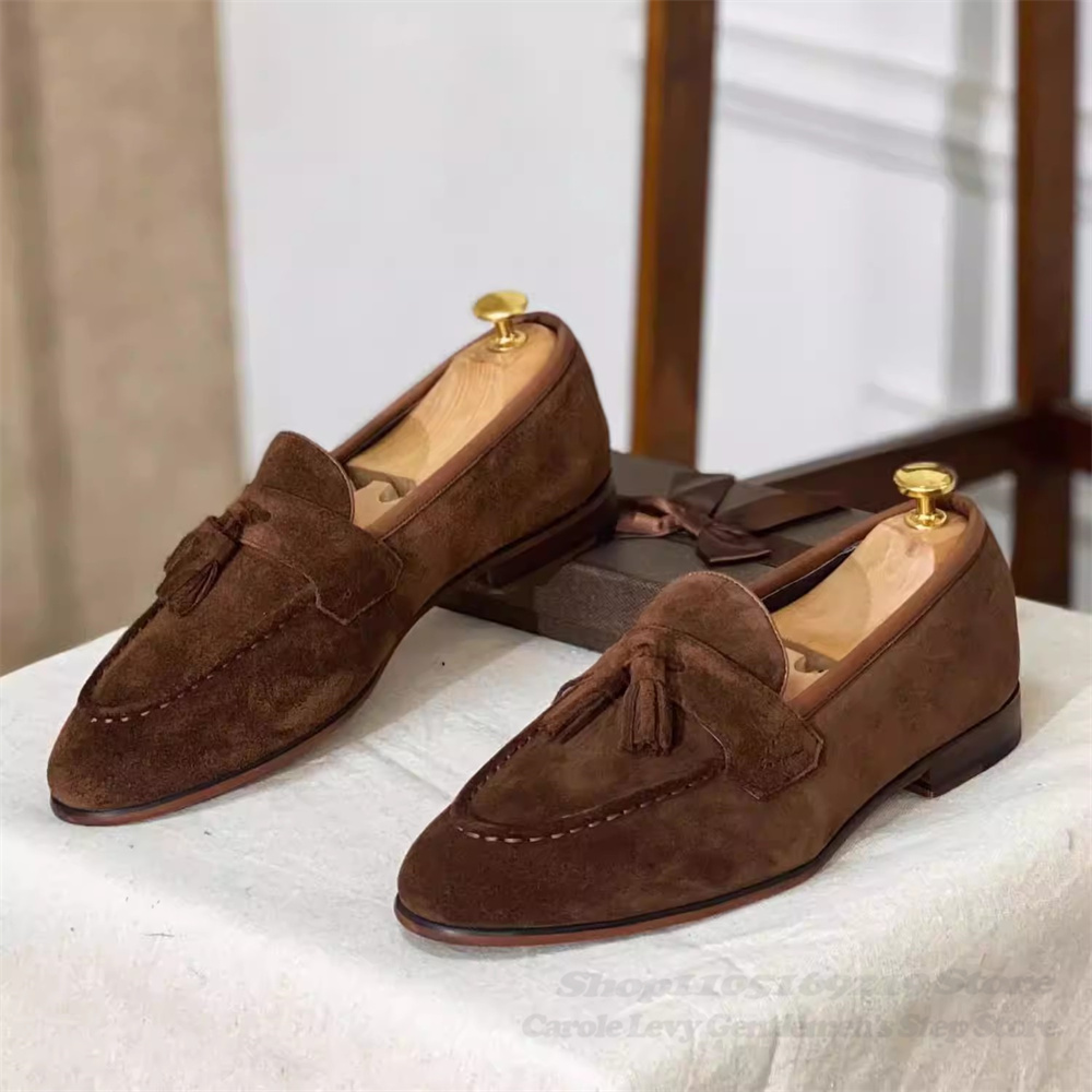 Men'S Shoes Hush Puppies - Brown Leather Shoes for Men Casual
