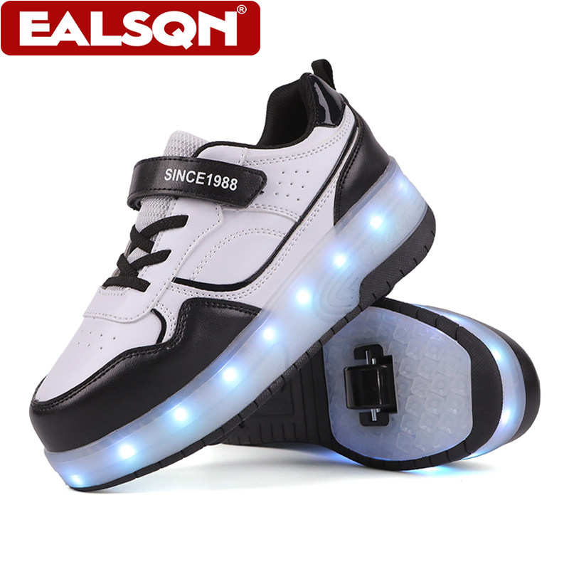 Men Shoes Running - New Children's LED Light Up Roller