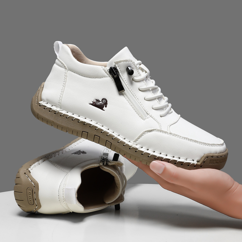 Men'S Shoes Hush Puppies - Women's Sneakers Handmade Leather Casual Shoes