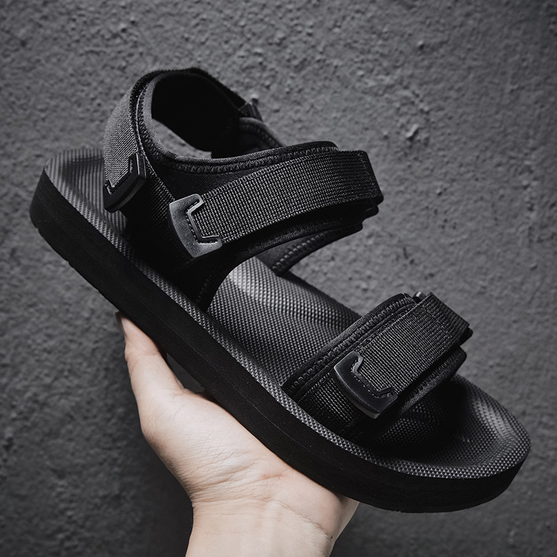 Adjustable Flat Sandals For Wi - огляд і ціна Men'S Shoes With Velcro