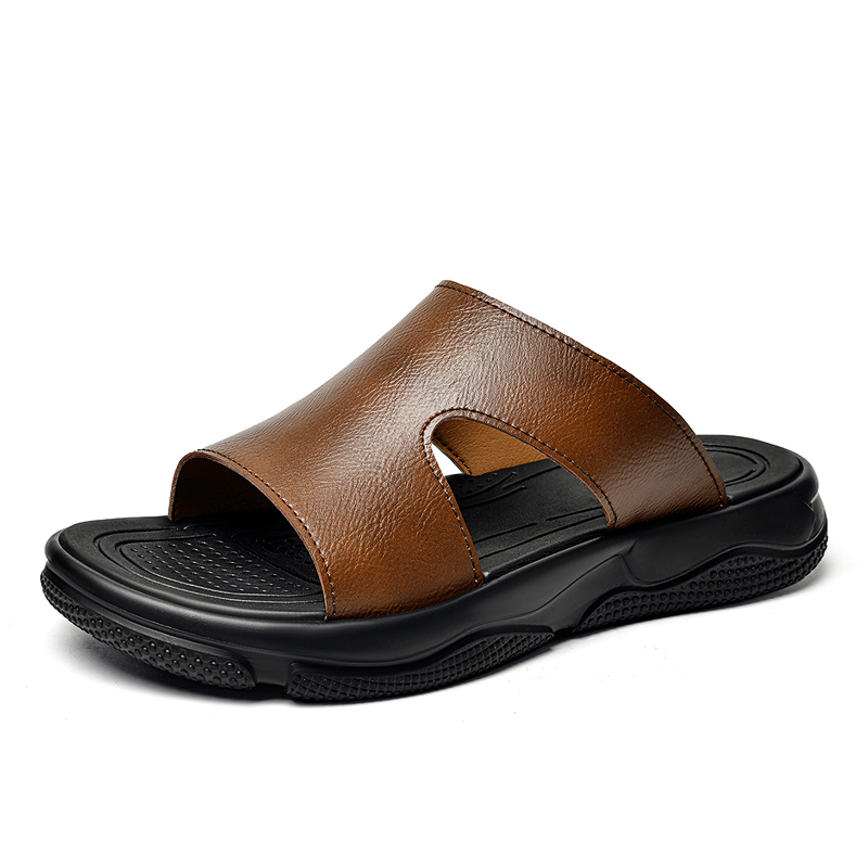 Men's Leather Slide Sandals No - огляд і ціна Men'S Shoes Hush Puppies