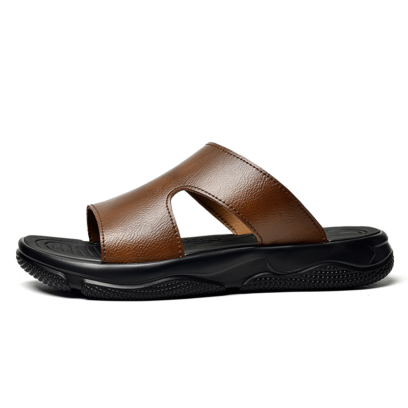 Men's Leather Slide Sandals No - огляд і ціна Men'S Shoes Hush Puppies