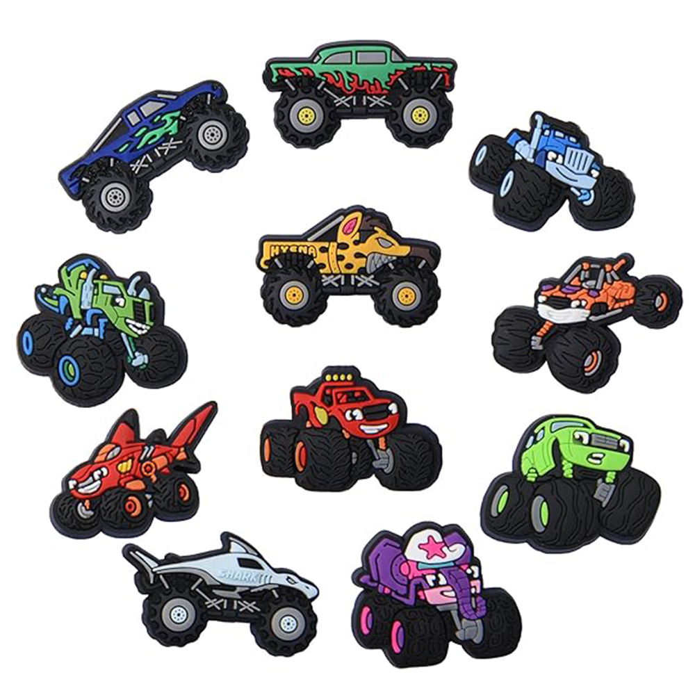 11Pcs Cars Cartoon Shoe Charms - огляд і ціна Men'S Shoes With Velcro