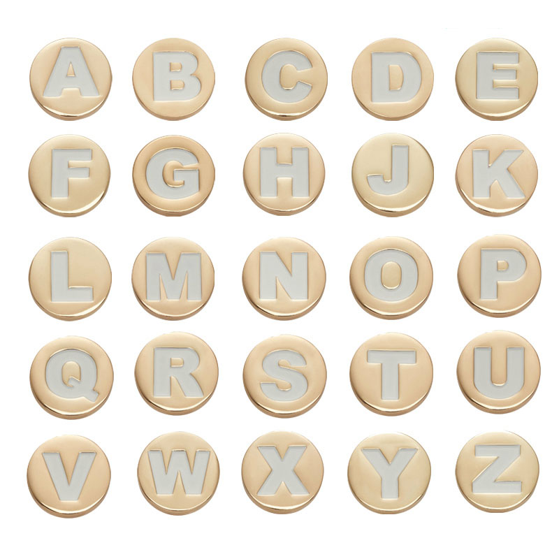 Bling Gold  Letter Shoe Charms - огляд і ціна Men'S Shoes With Velcro
