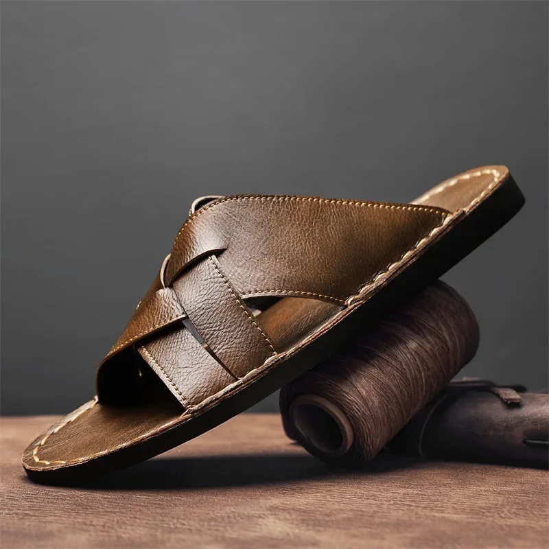Genuine Leather Men Casual San - огляд і ціна Men'S Shoes Hush Puppies