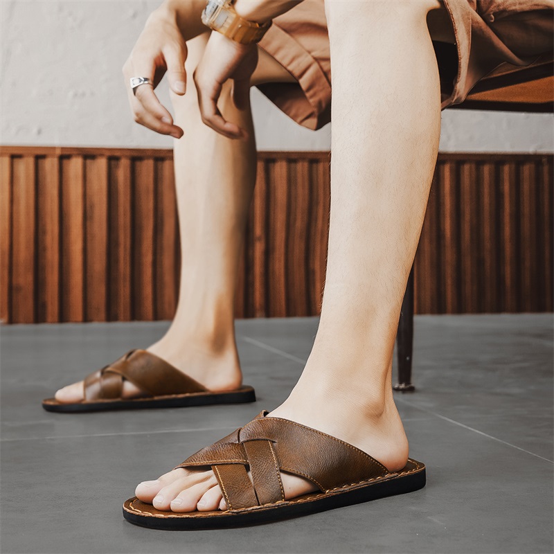 Genuine Leather Men Casual San - огляд і ціна Men'S Shoes Hush Puppies