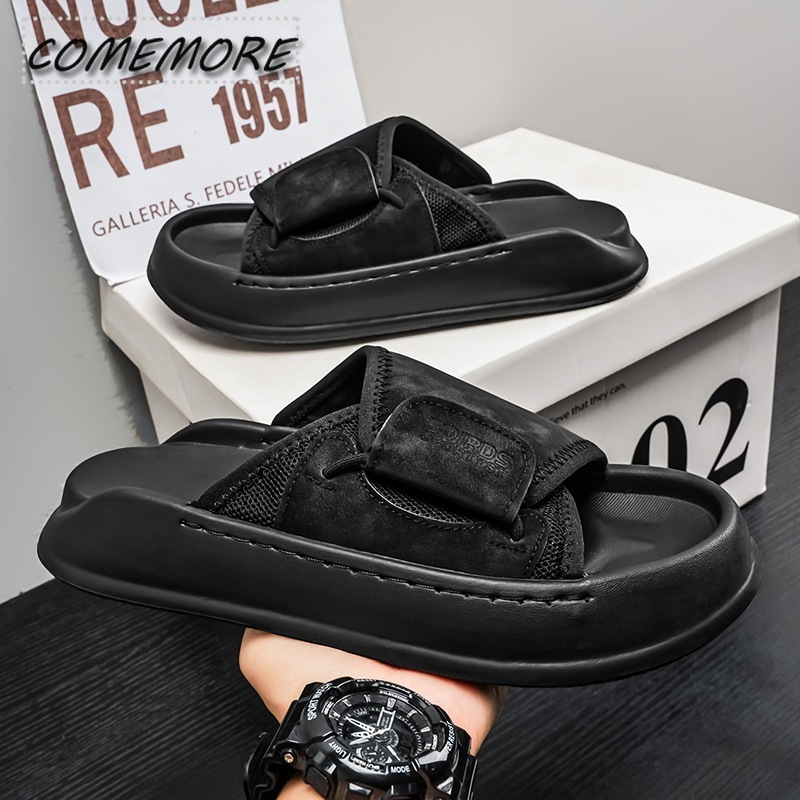 Comemore Men's Thick-Soled Ind - огляд і ціна Men'S Shoes With Velcro