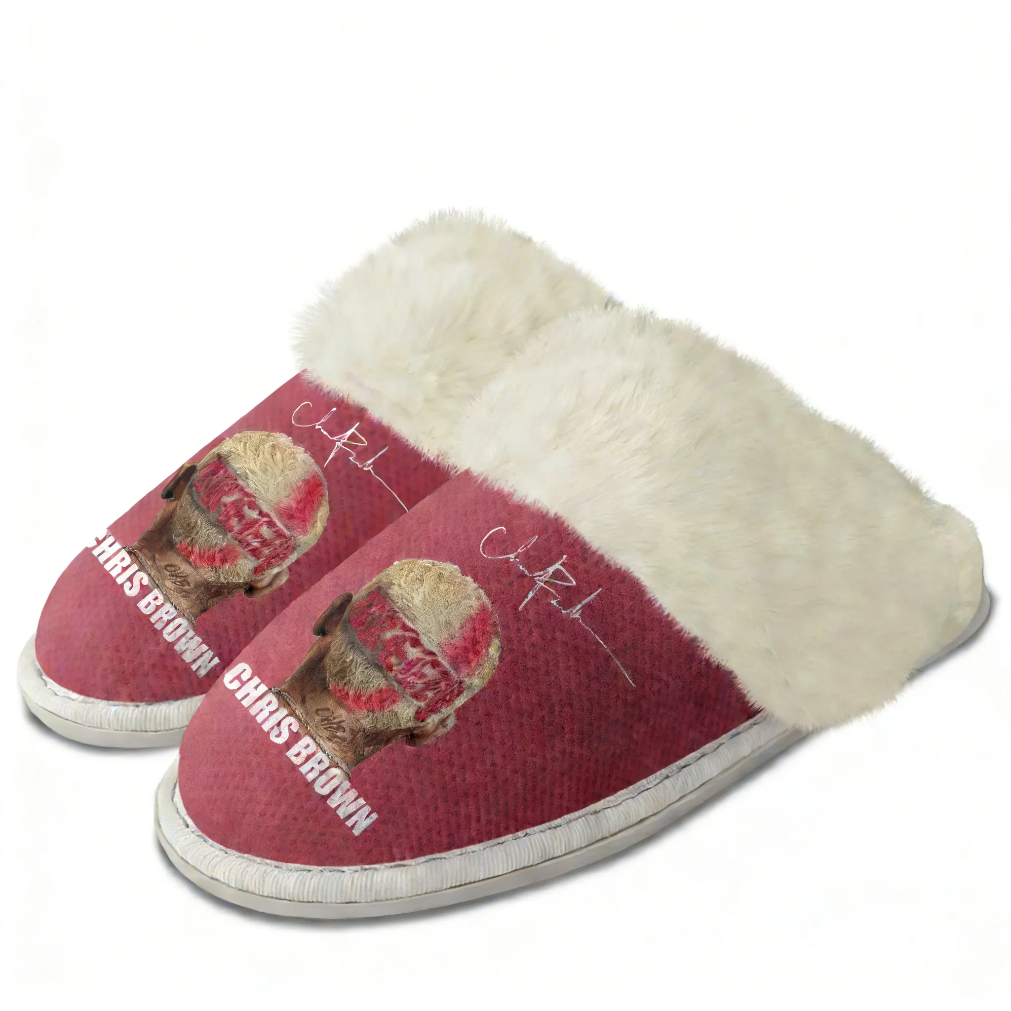 Chris Brown Plush Slippers Kee - огляд і ціна Men Shoes Winter