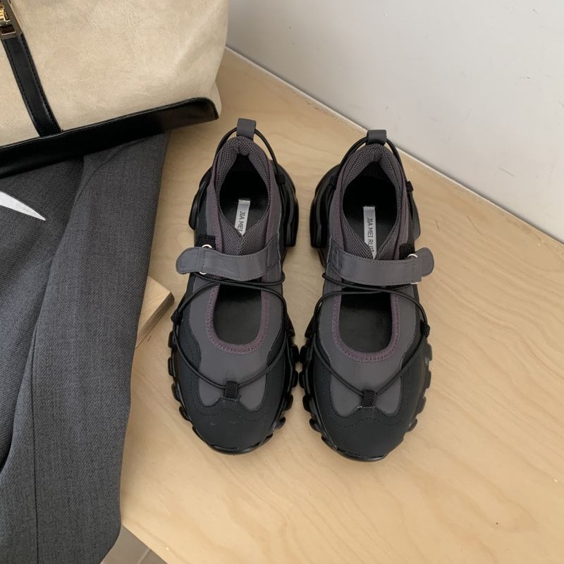 Sporty Chunky Platform Mary Ja - огляд і ціна Men'S Shoes With Velcro