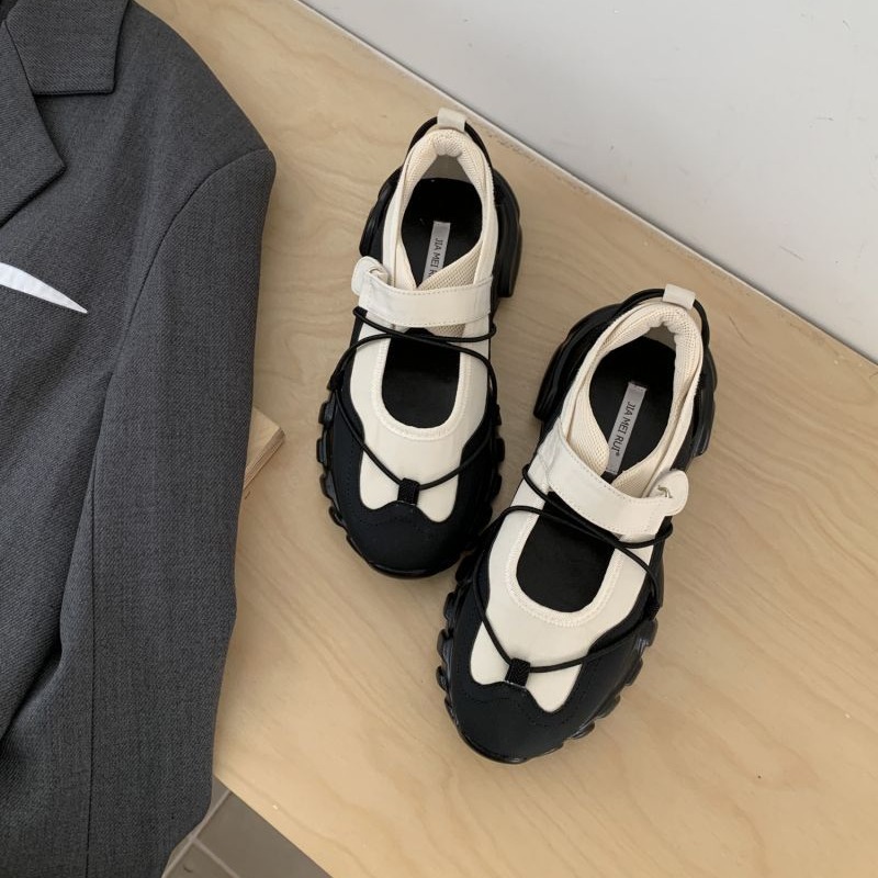 Sporty Chunky Platform Mary Ja - огляд і ціна Men'S Shoes With Velcro