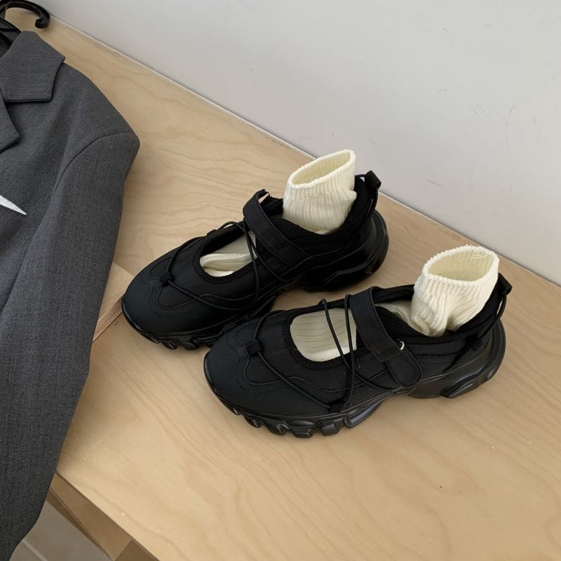 Sporty Chunky Platform Mary Ja - огляд і ціна Men'S Shoes With Velcro