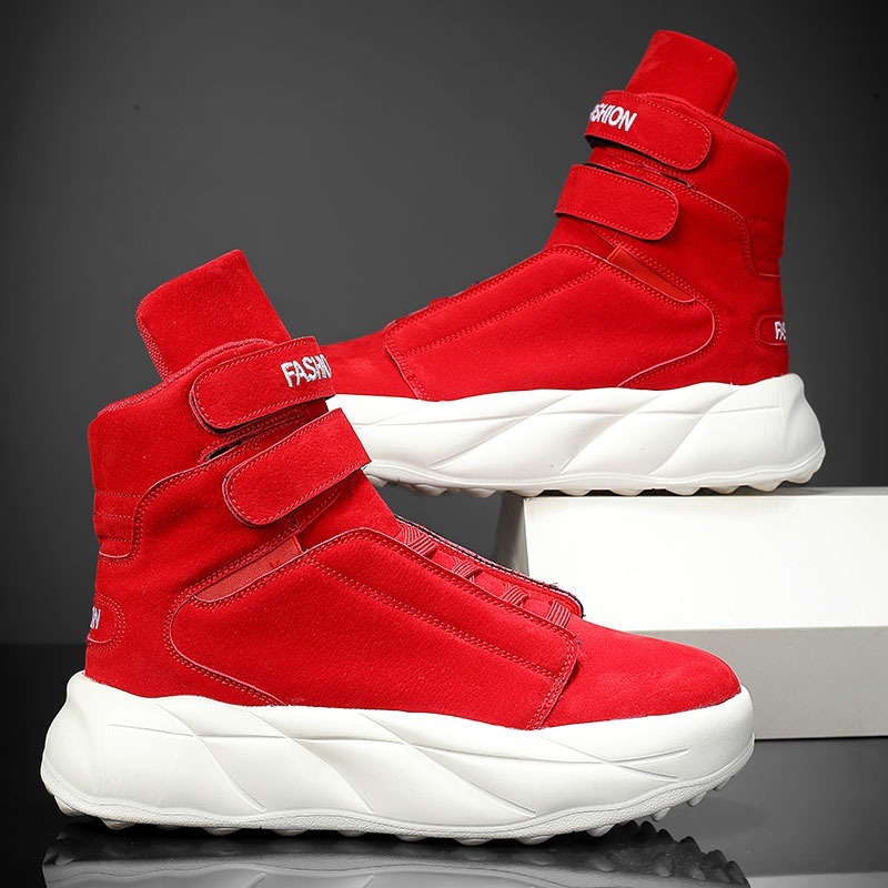 2026 Purple High Top Sneakers  - огляд і ціна Men'S Shoes With Velcro