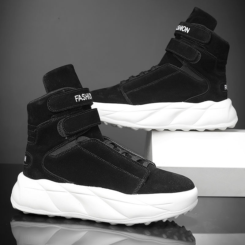 2026 Purple High Top Sneakers  - огляд і ціна Men'S Shoes With Velcro