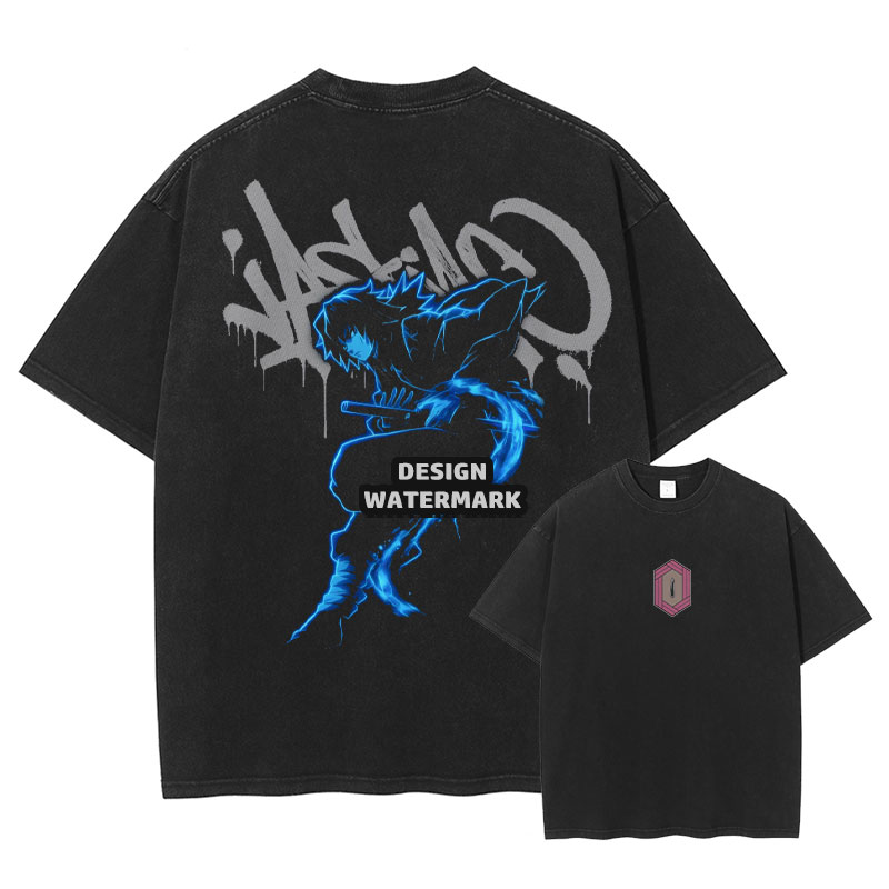 Anime Kokushibo T Shirt D-Demo - огляд і ціна Men'S Shoes Xl