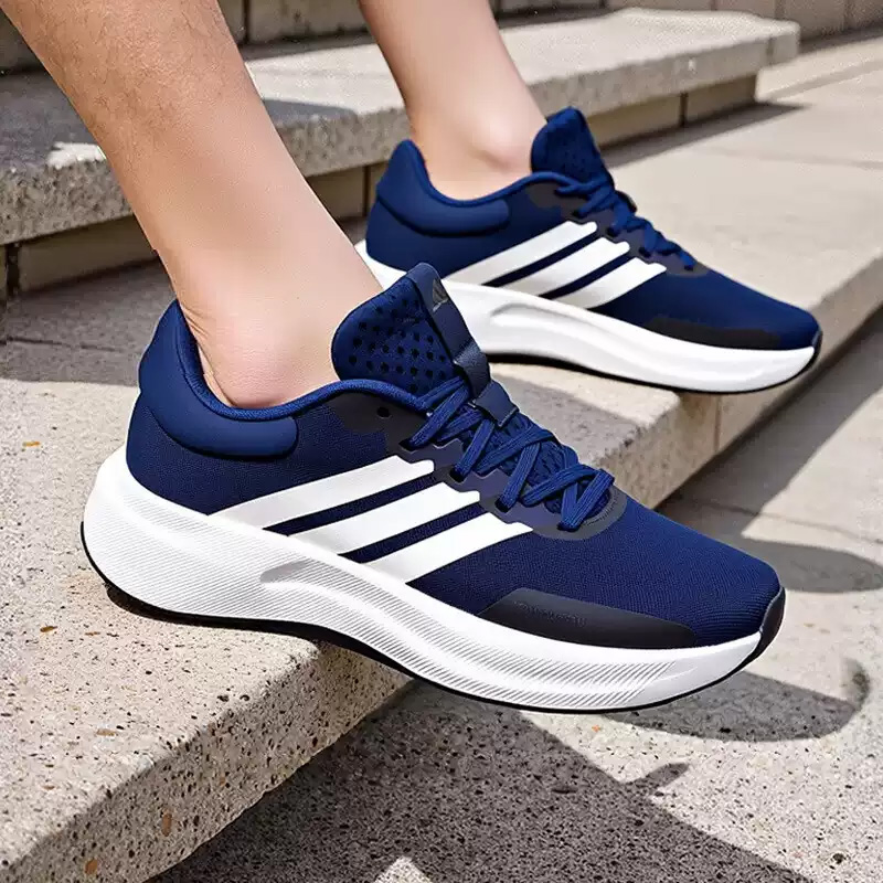 Adidas Navy Blue Three Stripes - огляд і ціна Men Shoes Jd