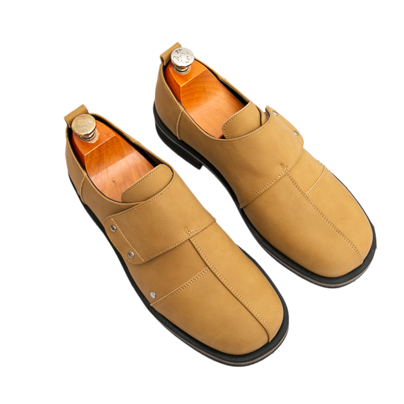 Men's business style work comm - огляд і ціна Men'S Shoes With Velcro
