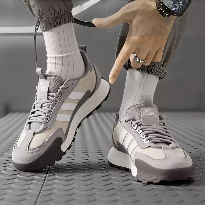 adidas  Beige Gray Suede Hikin - огляд і ціна Men Shoes Jd