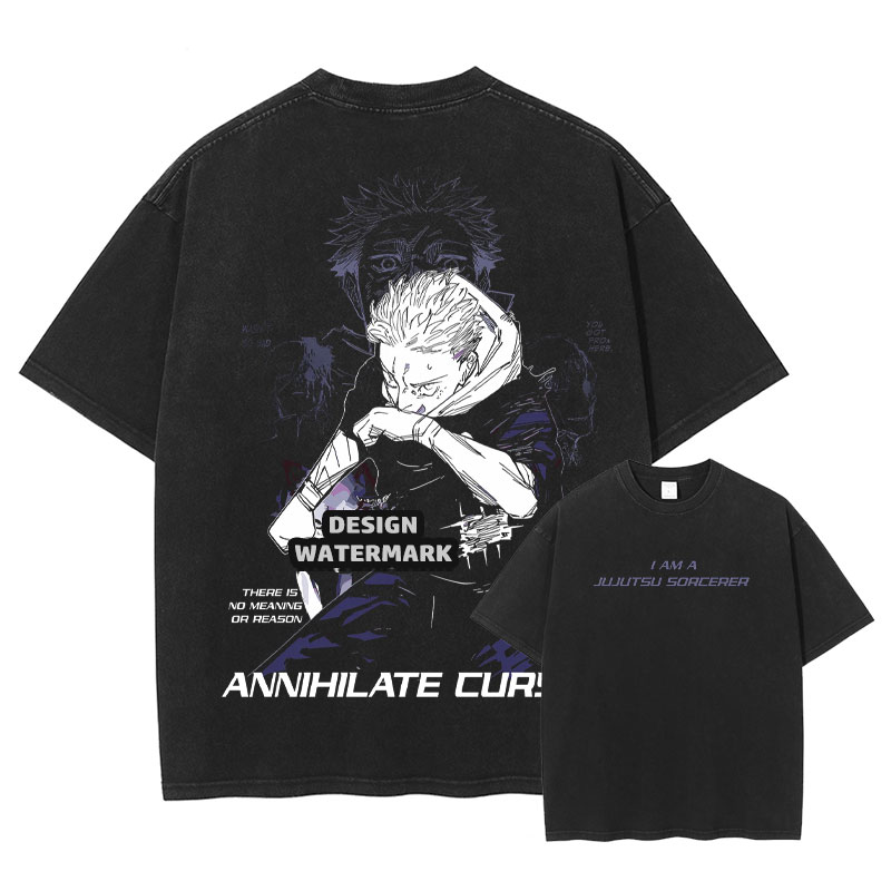 Anime JJK Gojo Saturo T Shirts - огляд і ціна Men'S Shoes Xl