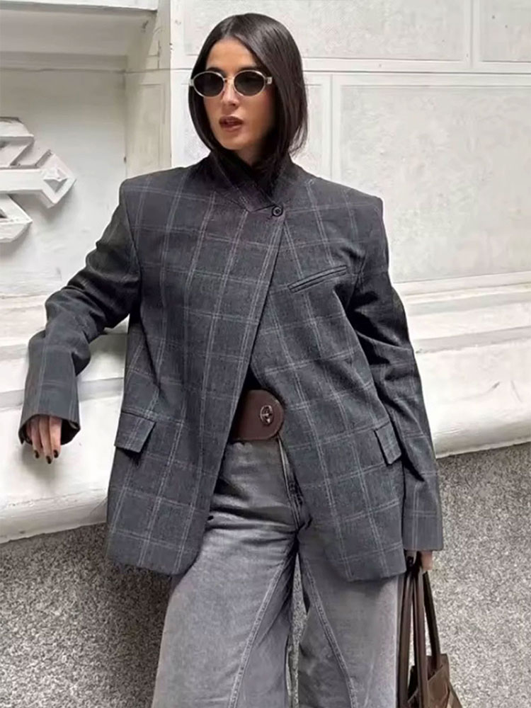 HH Women Fashion Plaid Blazer  - огляд і ціна Men Shoes Jd