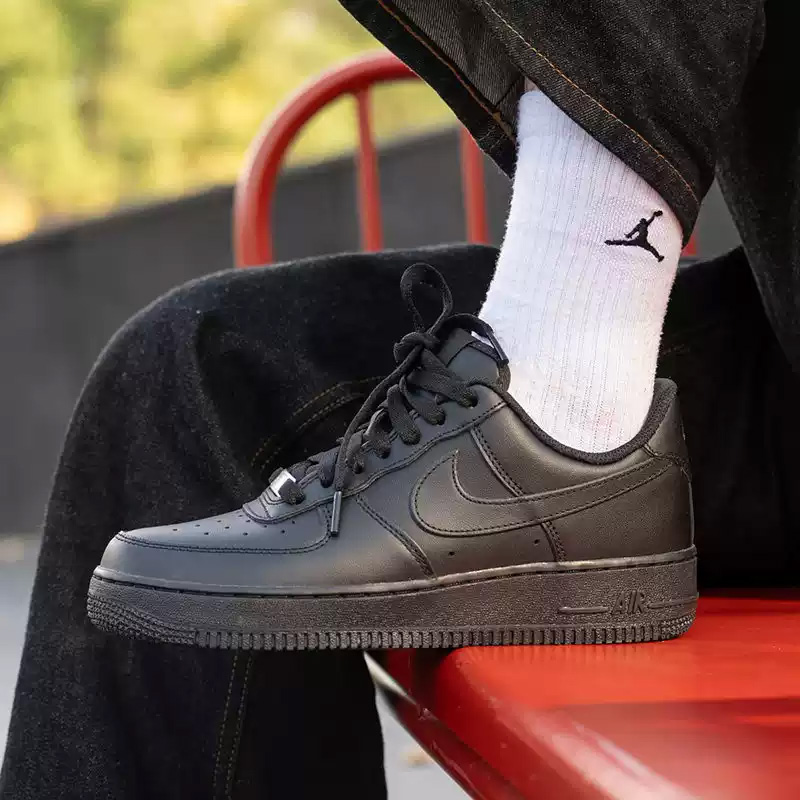 Nike Air Force1All Black Air F - огляд і ціна Men'S Shoes Nike Air Force