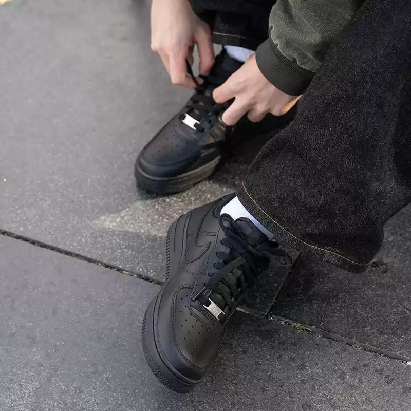 Nike Air Force1All Black Air F - огляд і ціна Men'S Shoes Nike Air Force