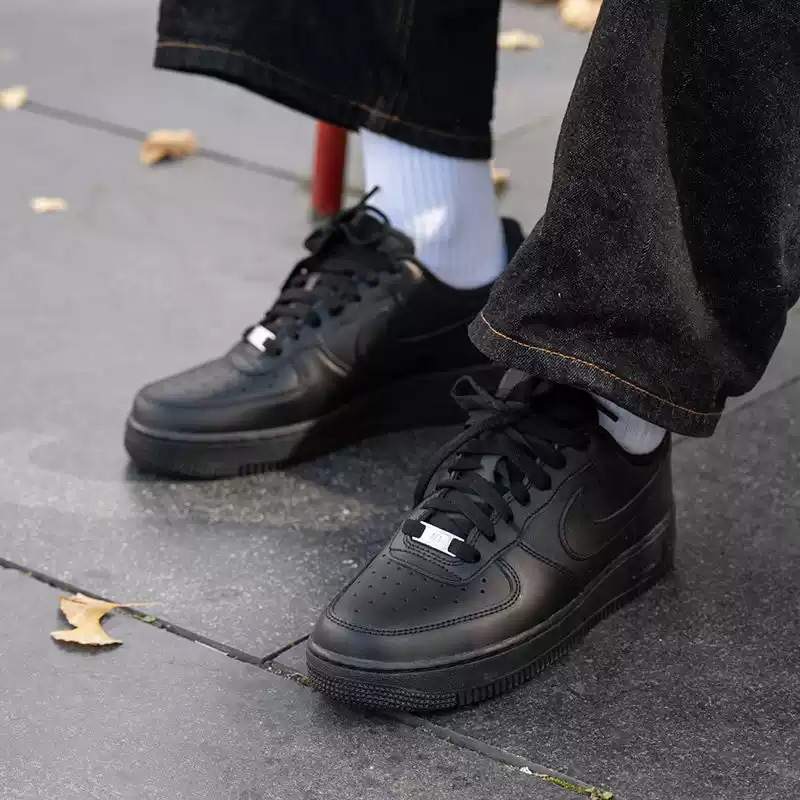 Nike Air Force1All Black Air F - огляд і ціна Men'S Shoes Nike Air Force