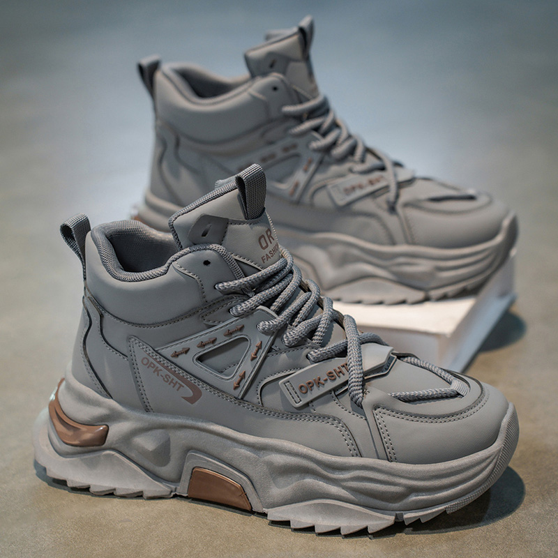 High Top Breathable Anti Slip  - огляд і ціна Men Shoes Running