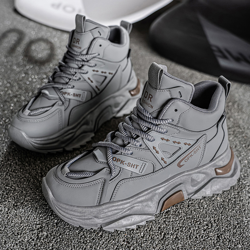 High Top Breathable Anti Slip  - огляд і ціна Men Shoes Running